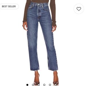 AGOLDE 90's Pinch Waist High Rise Straight Leg Jeans